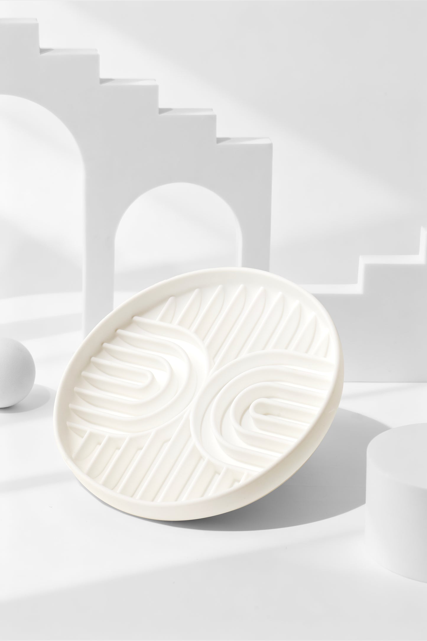 Slow Feeding Pet Bowl with Anti Slip Base