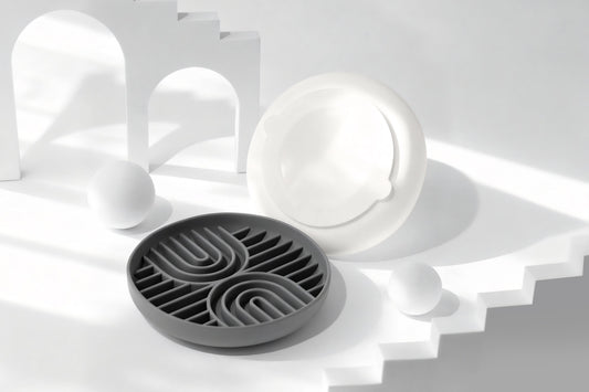 Slow Feeding Pet Bowl with Anti Slip Base